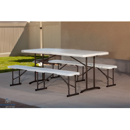 Banc pliant pour les collectivités, réceptions, banquets, salles des fêtes et écoles