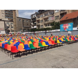 Hélène M2 kunststof stapelstoel