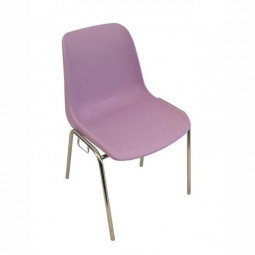 Chaise empilable Hélène M2 coque plastique colorée