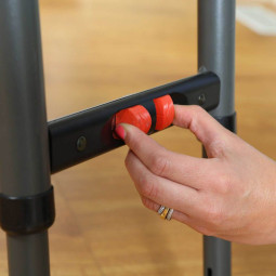 Table pliante rectangulaire ajustable (beige) NESTING 122cm / 4 personnes