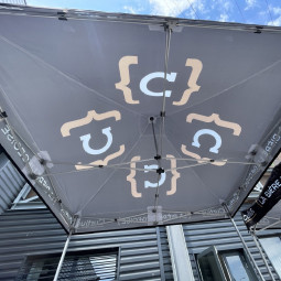 Impression sur Toit Polyester 3x3m complet