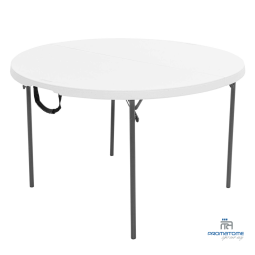 Ronde klaptafel 122 cm koffer