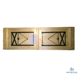 Inklapbare brasserie tafel met ingebouwd onderstel