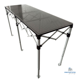 Comptoir pliant en Acier 191 cm Large professionnel