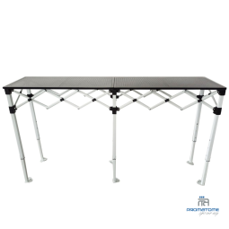 Inklapbare stalen toonbank 286cm breed