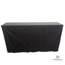 Comptoir pliant avec bâche noire