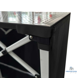 Professionele toonbank met zwart polyester zeildoek