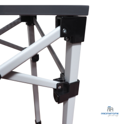 Inklapbare toonbank met stevige structuur