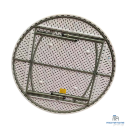 Table Pliante Ronde piétement encastrable