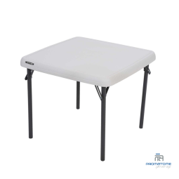 Table Pliante carré pour enfant blanche