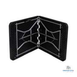 Table pliante noir pour banquet, expositions, foires...