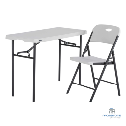Table pliante Lifetime et chaise pliante contemporaine 80681