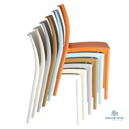 Chaise Emma empilable par 8