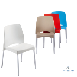 Chaise polypropylène multi-usage