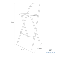 Dimension tabouret haut pliant