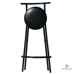 Assise ronde du tabouret haut pliant en deux