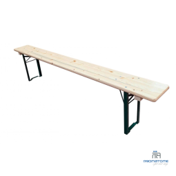 Banc en Bois pour Table Brasserie 200 ou 220 cm