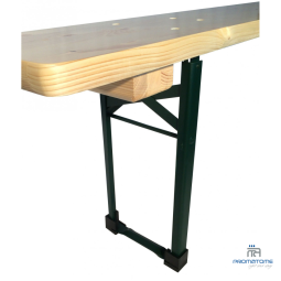 Piétement banc en acier