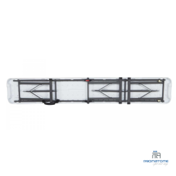 Banc avec pieds encastrable