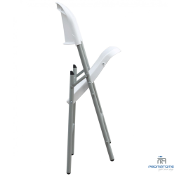 Chaise pliante Iris M2 blanche pliée