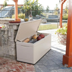 Coffre de rangement objets de jardins, jeux, coussins...