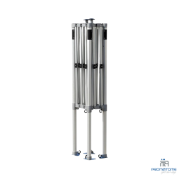 Structure aluminium en parapluie pour montage facile