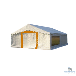 Partytenten 6x8m en 12 m wit dak