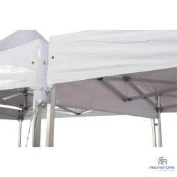 Tente Reception Alu 50mm 5x5m 520gr M2 BLANC - Gamme Pro+ - Tente Pliante  de Reception - Tente pliante PRO+ Alu Hex 50mm