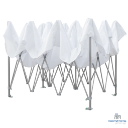 Optimale vouwtent structuur voor eenvoudige montage