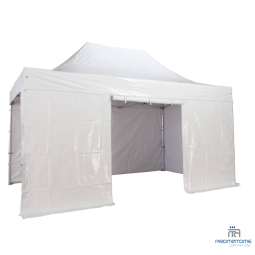 Zijwand Met Deur 3 Tot 6m PVC