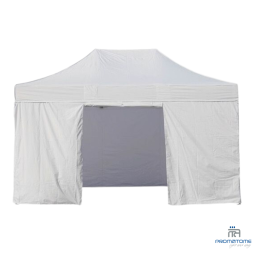 Wit kit voor tentwanden 3x4,5m (deur en stevige wanden)
