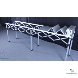 Comptoir avec structure pliante