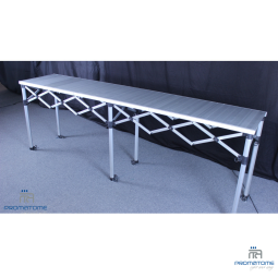 Aluminium bar met inklapbare structuur