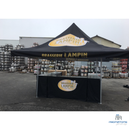 Vouwtent Buvette alleen met professionele bedrukking