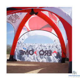 Aero Dome volledige wand bedrukken