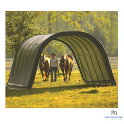 Abri pour animaux 370x610x250 cm - 22,6 m²