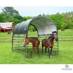 Abri Sur Enclos Pour Animaux 3,7 x 3,7x 1,7m