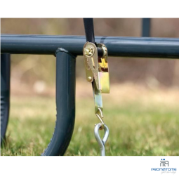 Beveiligd met riemen