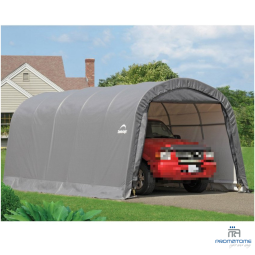 Garage pour véhicule 22,57 m² gris 610x370x240 cm