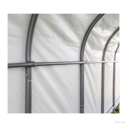 Abri en acier galvanisé tubulaire