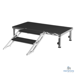 ESCALIER 2 MARCHES POUR PODIUM