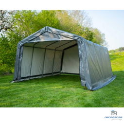 Shelter met één deur en twee sloten