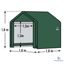Dimension abri souple 13,7 m²