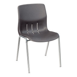 Chaise empilable anthracite Kaline M2
