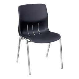 Chaise empilable anthracite Kaline M2
