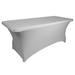 Housse Table Banquet 183 cm Blanche