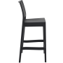Tabouret haut monobloc siesta noir Tabouret haut monobloc siesta noir
