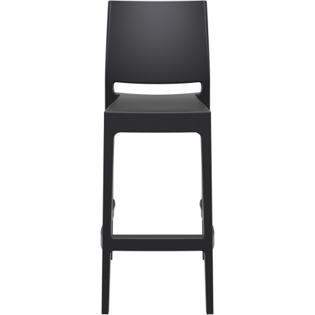 Tabouret haut polypropylène noir Tabouret haut polypropylène noir
