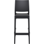Tabouret haut polypropylène noir Tabouret haut polypropylène noir