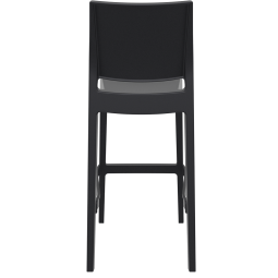 Tabouret haut empilable maya noir